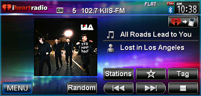 iHeartRadio on car receiver
