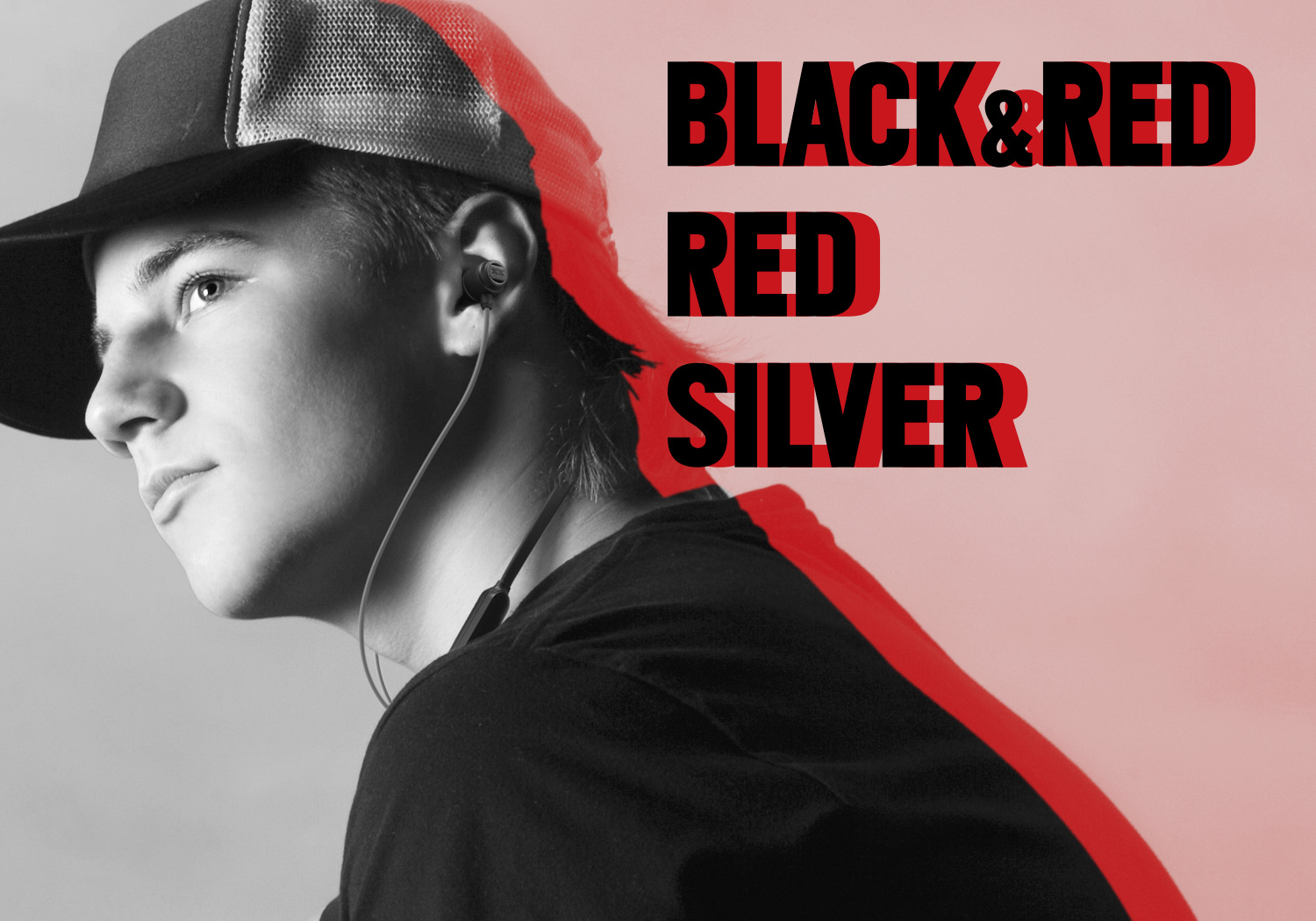 BLACKxRED, RED, SILVER