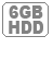 6GB HDD