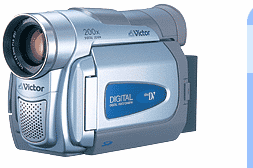 液晶付デジタルビデオカメラ　GR-D90K