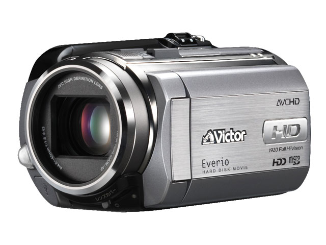 ビクターEverioエブリオ フルハイビジョンビデオカメラGZ-HD30シルバー-
