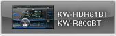 KW-HDR81BT/KW-R800BT
