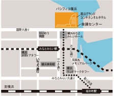 パシフィコ横浜　地図