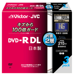 8倍速記録対応 録画用片面2層dvd Rディスク Vd R215hs3 を発売 報道資料 Jvc
