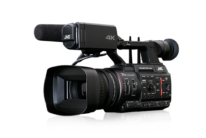 4K ハンドヘルドカメラレコーダー GY-HC550
